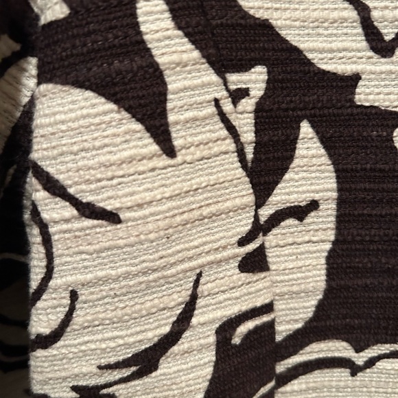 Chico's Black and Cream Floral Blazer - Picture 7 of 7